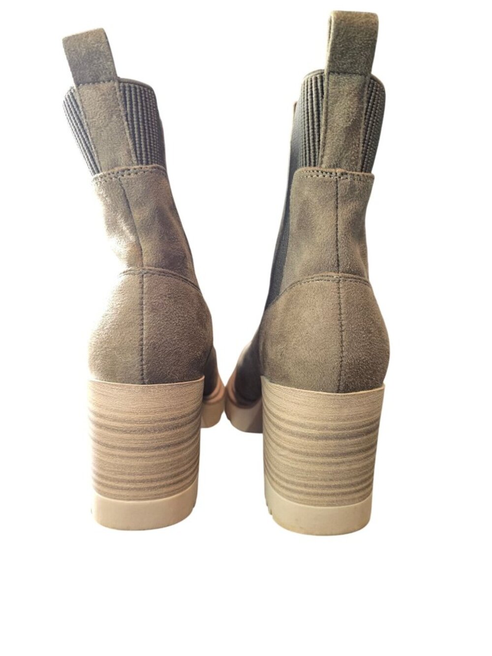 Altar'd State "Luciana" GS1373511AS Platform Chunky Sole Ribbed Knit Bootie, 6 - Picture 5 of 8